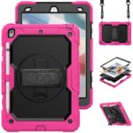 Tablet hoesje met Strap geschikt voor Apple iPad 10.2" (2019/2020/2021) | iPad Pro 10.5" | iPad Air 3 - Zwart