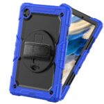 Tablet hoesje met Strap geschikt voor Samsung Galaxy Tab A8 (X200) 10.5" (2021) - Zwart