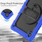 Tablet hoesje met Strap geschikt voor Samsung Galaxy Tab A8 (X200) 10.5" (2021) - Zwart