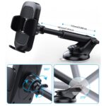 Auto Telefoonhouder met Telescopisch Arm en Klemsysteem - LB659