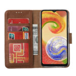 Hoesje geschikt voor Samsung Galaxy A04e - Bruin