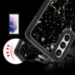 Siliconen hoesje met print geschikt voor Samsung Galaxy S23+ | Marmer Hearts