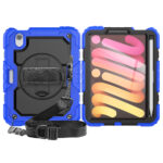 Tablet hoesje met Strap geschikt voor Apple iPad Mini 6 - Zwart