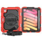 Tablet hoesje met Strap geschikt voor Apple iPad Mini 6 - Zwart