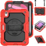 Tablet hoesje met Strap geschikt voor Apple iPad Mini 6 - Zwart