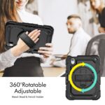 Tablet hoesje met Strap geschikt voor Apple iPad Mini 6 - Zwart
