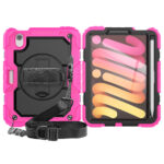 Tablet hoesje met Strap geschikt voor Apple iPad Mini 6 - Zwart