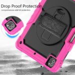 Tablet hoesje met Strap geschikt voor Apple iPad Pro 12.9 (2018/2020/2021/2022) - Zwart