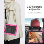 Tablet hoesje met Strap geschikt voor Apple iPad Pro 12.9 (2018/2020/2021/2022) - Zwart