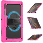Tablet hoesje met Strap geschikt voor Samsung Galaxy Tab S8 Ultra (X900) 14.6" (2022) - Roze