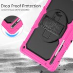 Tablet hoesje met Strap geschikt voor Samsung Galaxy Tab S8 Ultra (X900) 14.6" (2022) - Roze