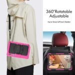 Tablet hoesje met Strap geschikt voor Samsung Galaxy Tab S8 Ultra (X900) 14.6" (2022) - Roze