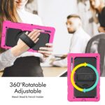 Tablet hoesje met Strap geschikt voor Samsung Galaxy Tab S8 Ultra (X900) 14.6" (2022) - Roze