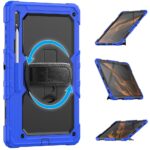 Tablet hoesje met Strap geschikt voor Samsung Galaxy Tab S8 Ultra (X900) 14.6" (2022) - Zwart