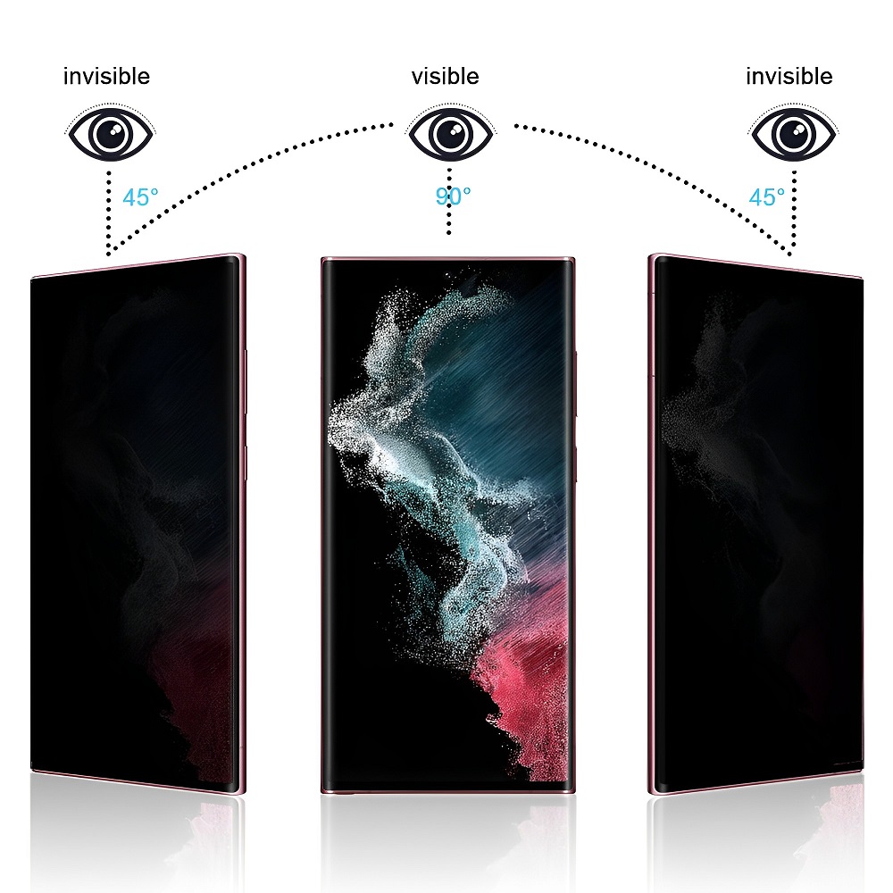 Privacy screenprotector geschikt voor Samsung Galaxy S23 Ultra