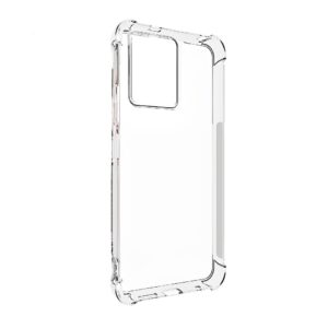 Siliconen Antishock hoesje geschikt voor Motorola Moto E13 | Transparant