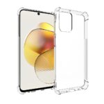 Siliconen Antishock hoesje geschikt voor Motorola Moto G73 | Transparant