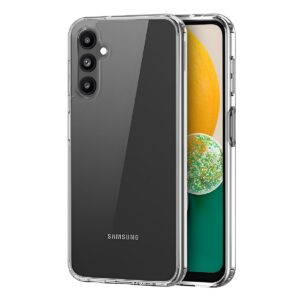 Siliconen Antishock hoesje geschikt voor Samsung Galaxy A14 | Zwart