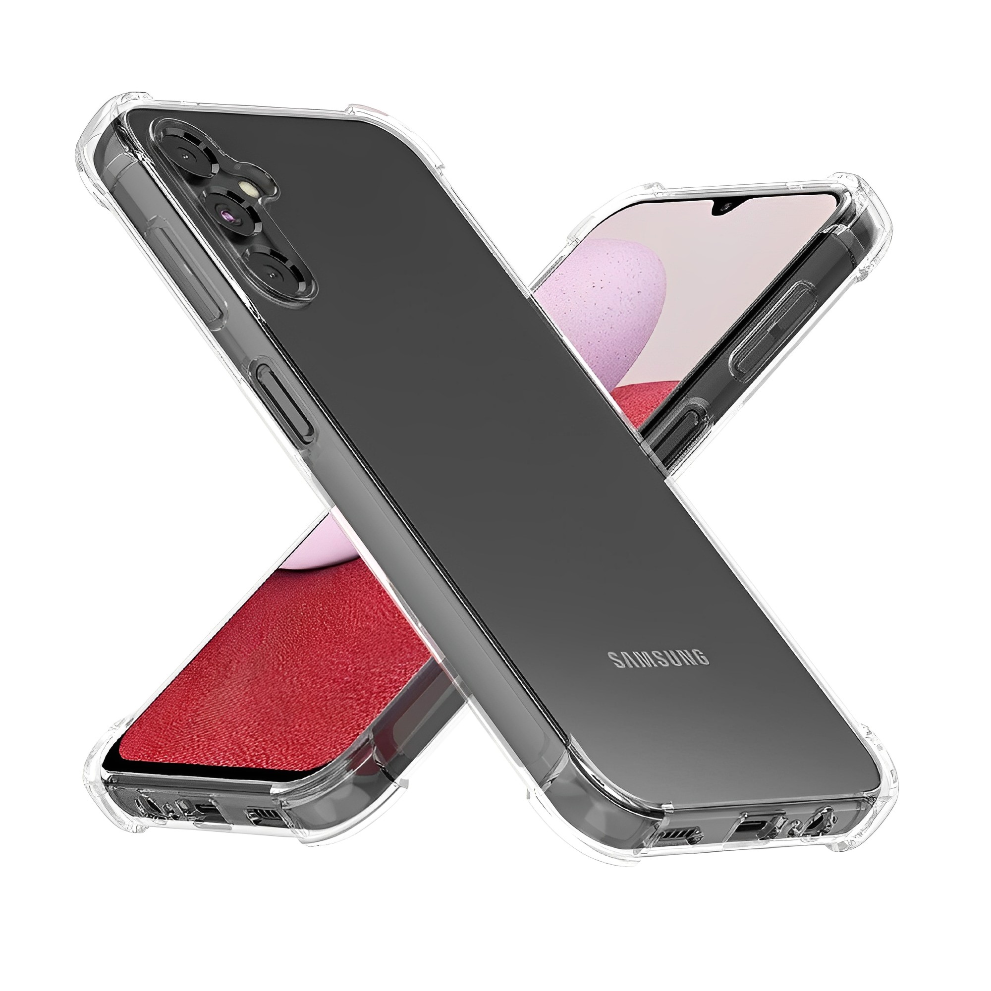 Siliconen Antishock hoesje geschikt voor Samsung Galaxy S23 Plus | Transparant