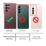 Siliconen Antishock hoesje geschikt voor Samsung Galaxy S23 Ultra | Transparant