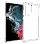 Siliconen Antishock hoesje geschikt voor Samsung Galaxy S23 Ultra | Transparant