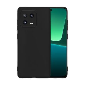 Siliconen Antishock hoesje geschikt voor Xiaomi 13 Pro | Zwart