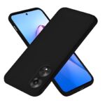 Siliconen hoesje geschikt voor Oppo A78 5G | Zwart