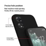 Siliconen hoesje geschikt voor Oppo A78 5G | Zwart
