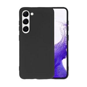 Siliconen hoesje geschikt voor Samsung Galaxy S23 | Zwart