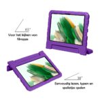 Tablet hoesje met Standaard geschikt voor Samsung Galaxy Tab A8 10.5 X200/X205 (2021) - Paars