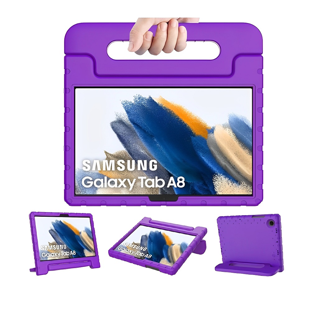 Tablet hoesje met Standaard geschikt voor Samsung Galaxy Tab A8 10.5 X200/X205 (2021) - Paars
