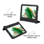 Tablet hoesje met Standaard geschikt voor Samsung Galaxy Tab A8 10.5 X200/X205 (2021) - Zwart