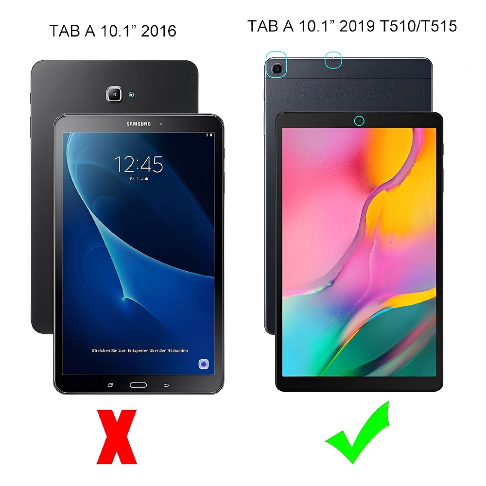 Tempered screenprotector geschikt voor Samsung Galaxy Tab A 10.1 inch (2019)
