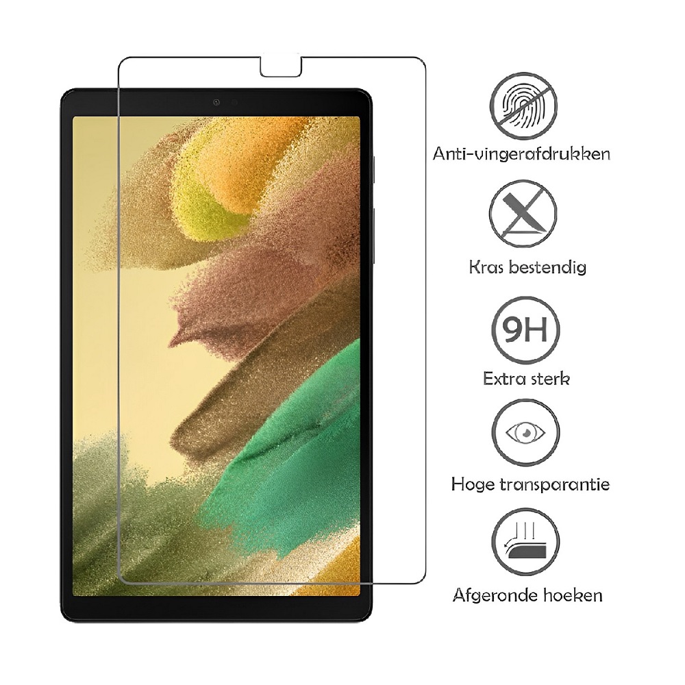 Tempered screenprotector geschikt voor Samsung Galaxy Tab A7 Lite