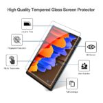 Tempered screenprotector geschikt voor Samsung Galaxy Tab S7 [2-PACK]