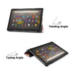 Tri-Fold Hoes met Print geschikt voor Samsung Galaxy Tab A 10.1 (2019) – Eiffeltoren