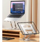 Verstelbaar Laptopstandaard met Rotatiefunctie - Zilver LB660