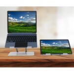 Verstelbaar Laptopstandaard met Rotatiefunctie - Zilver LB660