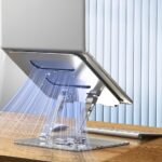 Verstelbaar Laptopstandaard met Rotatiefunctie - Zilver LB660