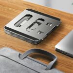 Verstelbaar Laptopstandaard met Rotatiefunctie - Zilver LB660