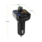 Bluetooth FM-Transmitter met Micro SD-Kaart en USB aansluitingen | BT201D
