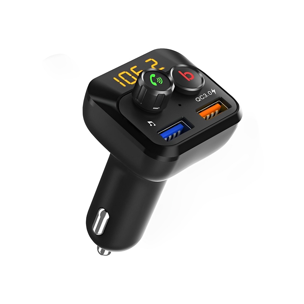 Bluetooth FM-Transmitter met Micro SD-Kaart en USB aansluitingen | BT201D