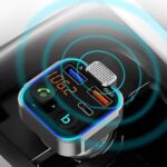 Bluetooth FM-Transmitter met USB (Type C) aansluiting | BT23