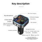 Bluetooth FM-Transmitter met USB (Type C) aansluiting | BT23