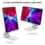 Verstelbare Tablethouder | Zilver LB469