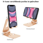 Verstelbare Telefoonhouder | Goud LB470