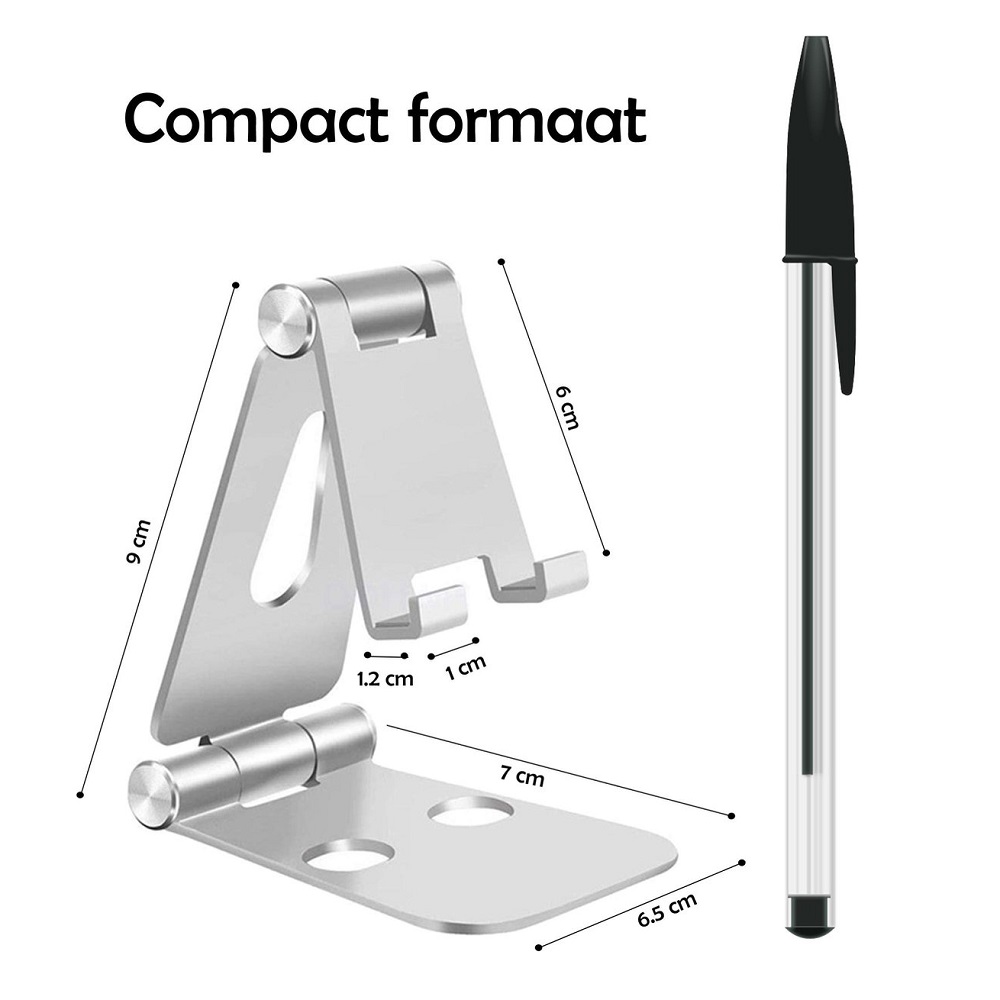 Verstelbare Telefoonhouder | Zilver LB470