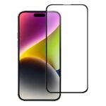 Full Glass screenprotector geschikt voor Apple iPhone 15