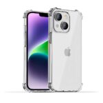 Siliconen Antishock hoesje geschikt voor Apple iPhone 15 | Transparant