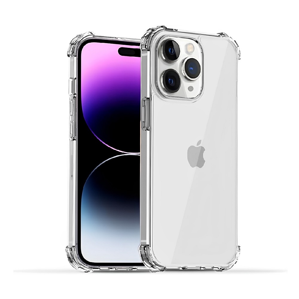 Siliconen Antishock hoesje geschikt voor Apple iPhone 15 | Transparant